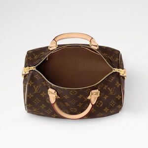 Louis Vuitton Speedy 30 Vintage Dark Brown Monogram Satchel